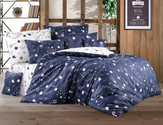 Obliečky Galaxy modré - ART18379