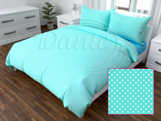 Obliečky Mini bodka aqua - ART15547