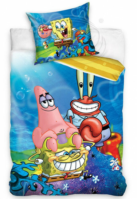 Obliečky SpongeBob a Krabs - LS476327hl