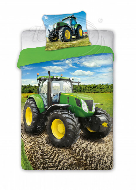 Obliečky Traktor green - ART21275