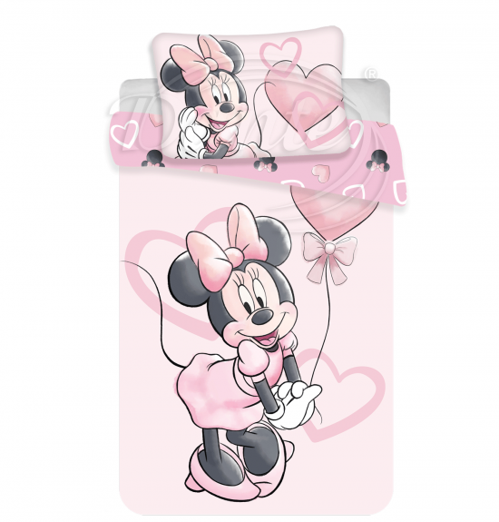 Minnie pink baby obliečky do postieľky - LS59657/hl