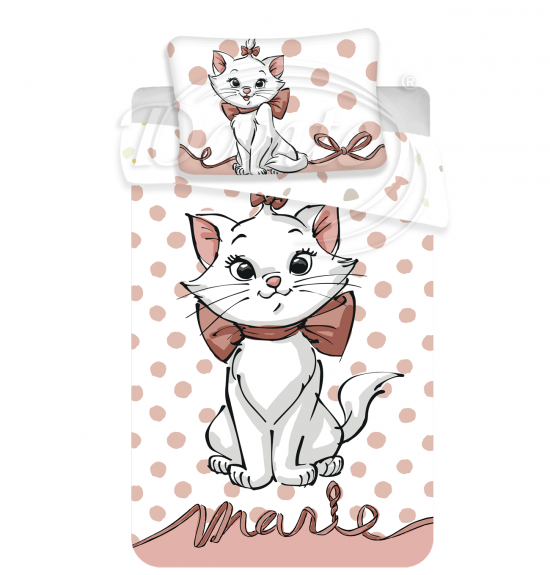 Marie Cat bodky obliečky do postieľky - LS28643/hl