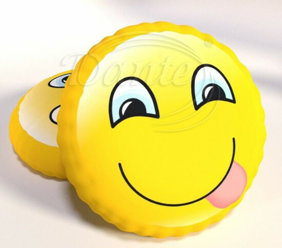 Vankúšik smajlík úsmev s jazykom - B-102/hl
