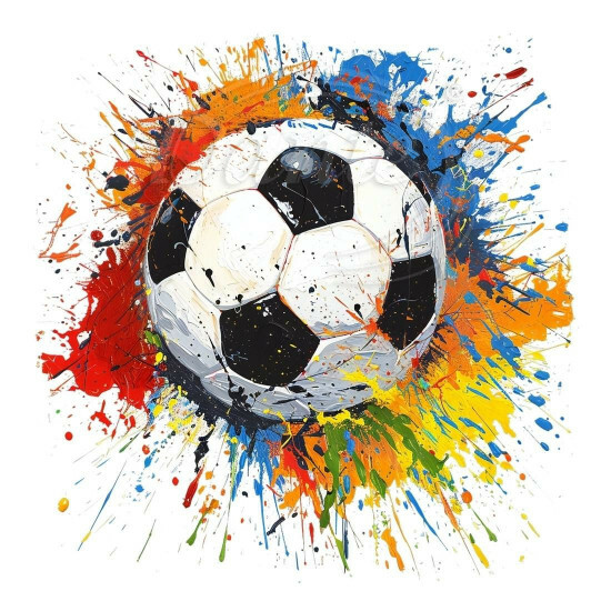 Nažehlovačka Kopacia lopta farebná - Nkopm/hl