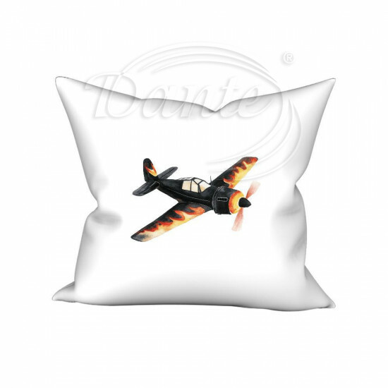 Obliečka na vankúšik Lietadlo čierne - POV062/hl