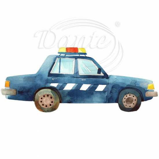 Nažehlovačka Policajné auto - NAŽ070/hl