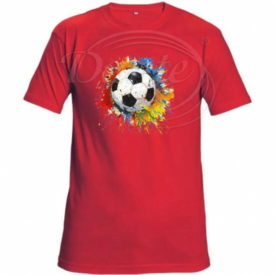 Tričko červené Futbal - TRČ/0005/črv/hl