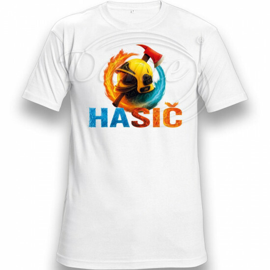 Tričko biele Hasič II. - TRČ/0027/bi/hl