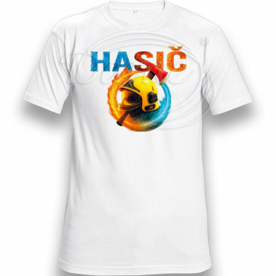 Tričko biele Hasič III. - TRČ/0028/bi/hl