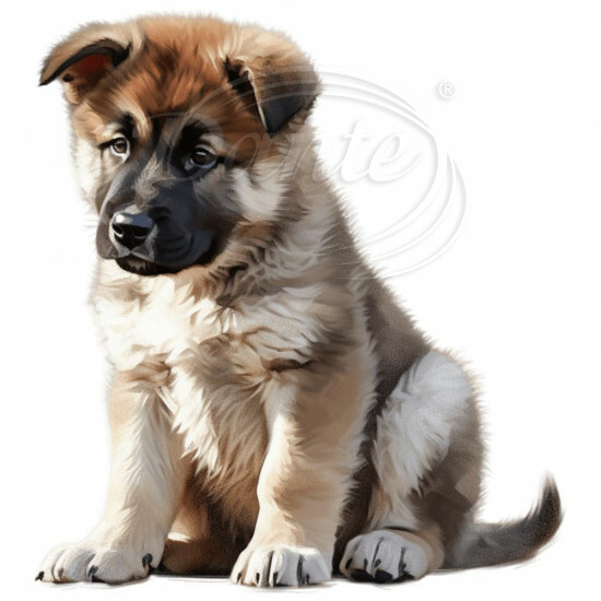 Nažehlovačka Americká akita šteňa - NAŽ124/hl