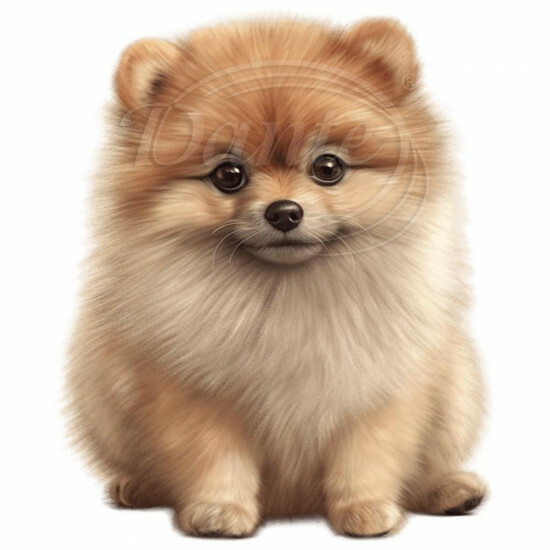 Nažehlovačka Pomeranian sediaci - NAŽ268/hl