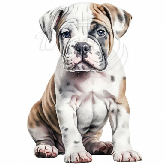 Nažehlovačka Americký buldog šteňa - NAŽ128/hl