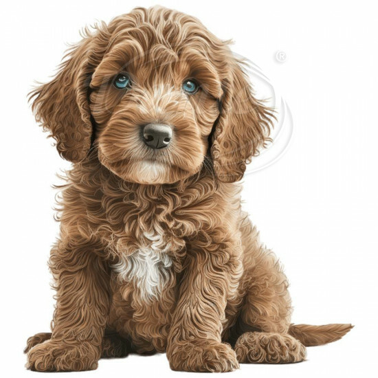 Nažehlovačka Labradoodle šteňa hnedé - NAŽ236/hl