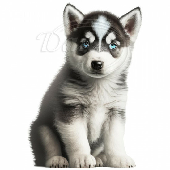 Nažehlovačka Husky šteňa - NAŽ197/hl