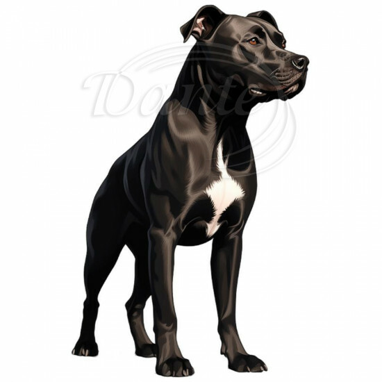 Nažehlovačka Pitbull čierny - NAŽ261/hl
