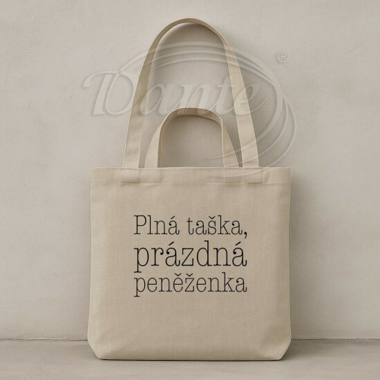 Taška béžová Plná taška, prázdna peňaženka - TAS2525/hl