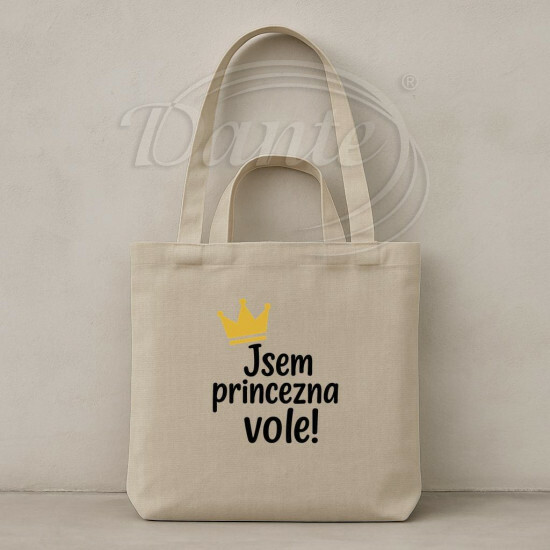 Taška béžová Som princezná vole! II. - TAS2509/hl