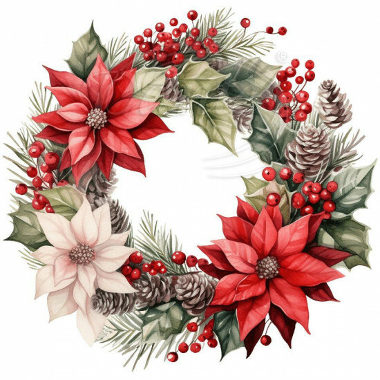 Nažehlovačka Veniec vianočné hviezdy - NAŽ625/hl