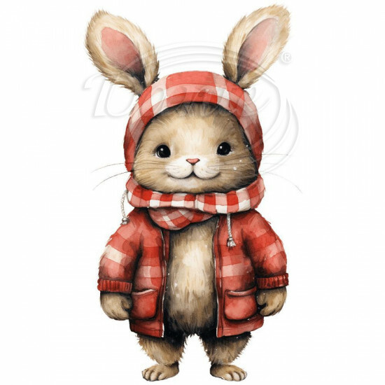 Nažehlovačka Zajačik v oblečení zimné - NAŽ632/hl