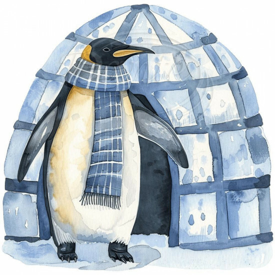 Nažehlovačka Tučniak a iglu - NAŽ619/hl