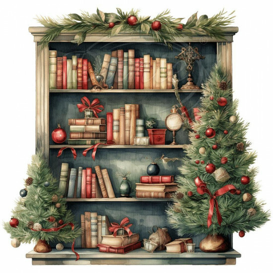 Nažehlovačka Knižnica vianočná - NAŽ571/hl