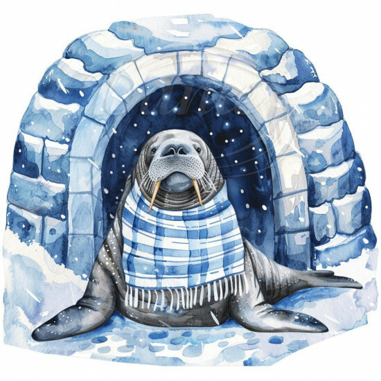 Nažehlovačka Mrož a iglu - NAŽ595/hl