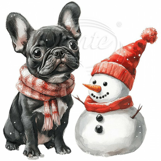 Nažehlovačka Buldoček a snehuliak - NAŽ558/hl