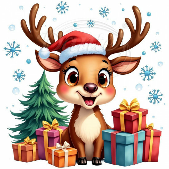 Nažehlovačka Malý vianočný sobík - NAŽ662/hl