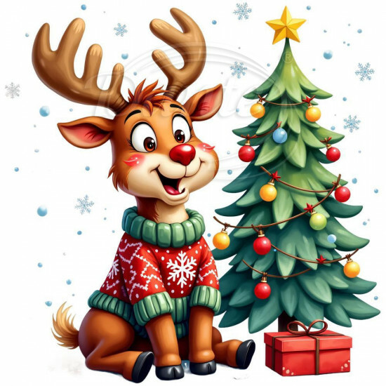 Nažehlovačka Vianočný sobík stromček a darček - NAŽ676/hl