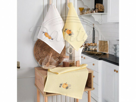 Darčekový set vaflových utierok Tekvica - U341355/hl