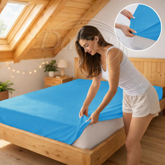 Plachta jersey tyrkysová 22 - ART13789