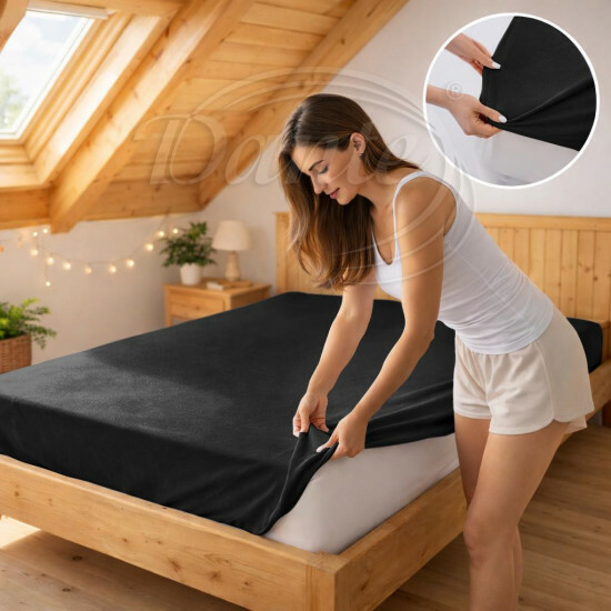 Plachta jersey čierna 48 - ART13799