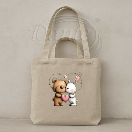 Taška Medvedík a králiček v srdci - TAS2534/hl