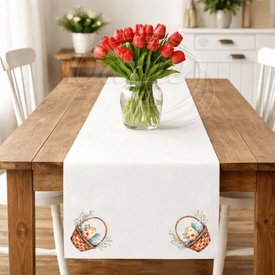 Obrus ​​tri kraslice v košíku - UVEL/26/012