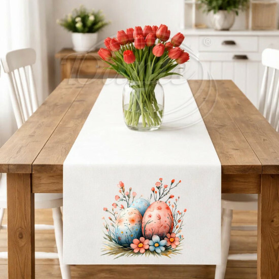 Obrus ​​kraslice s kvetom - UVEL/26/024