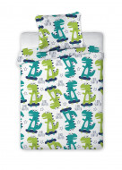 Obliečky do postieľky Dino skate