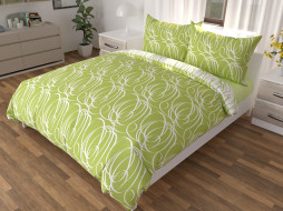 Obliečky VLNY ZELENÉ