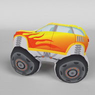 Vankúšik Monster truck