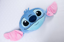 Tvarovaný vankúšik Lilo and Stitch modrý