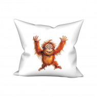 Obliečka na vankúšik Veselý orangutan