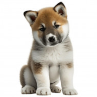 Nažehlovačka Akita Inu šteňa