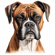 Nažehlovačka Boxer hlava