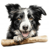 Nažehlovačka Border Collie šteňa