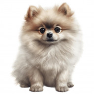 Nažehlovačka Pomeranian svetlý