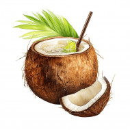 Nažehľovačka Kokos drink