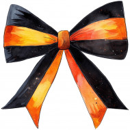 Nažehlovačka Mašle oranžovo čierna