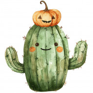 Nažehľovačka Kaktus Halloween