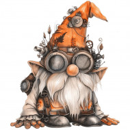 Nažehlovačka Škriatok steampunk