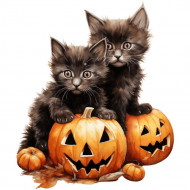 Nažehlovačka Mačiatka halloween