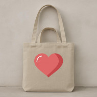 Taška béžová Srdce Taška béžová Srdce